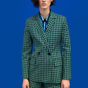 ZARA Checked Blazer
